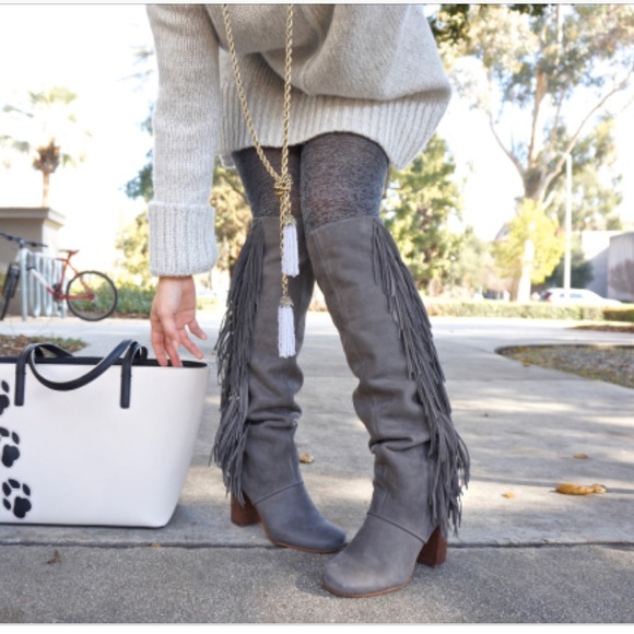 Sam Edelman fringe boots - Picture 4 of 8